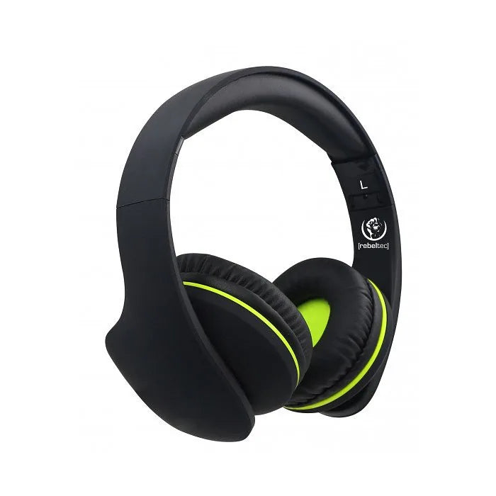 Căști Bluetooth Rebeltec Viral negru-lime